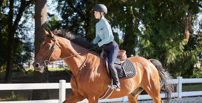  Girls Breeches Horse Riding Pants Kids Equestrian Knee-Patch  Zip Pocket Horseback Tights Purple XL