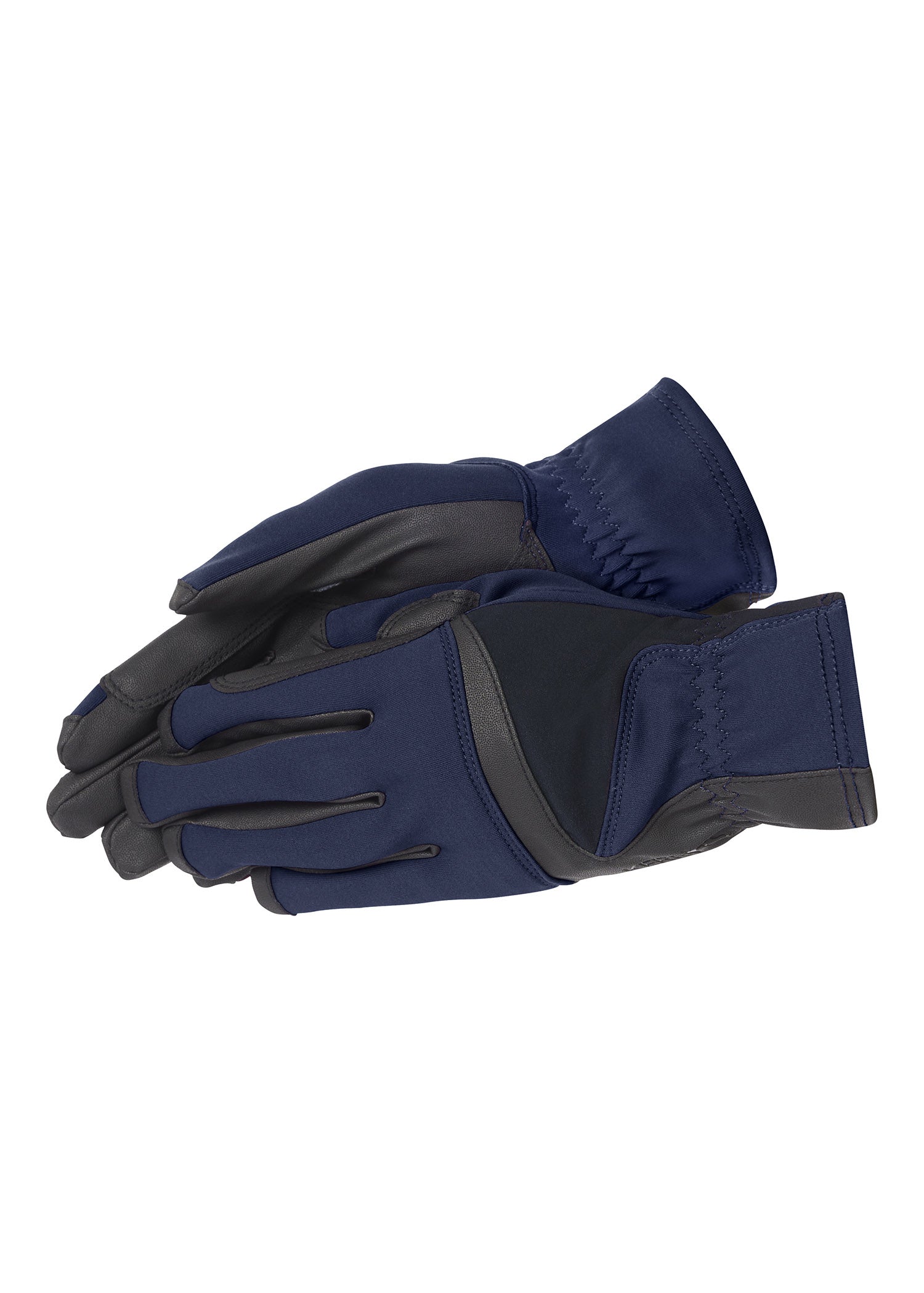 Flat lay of the Coolcore® Riding Gloves in Nightsky, showcasing the soft, flexible Coolcore® fabric and streamlined pull-on design.