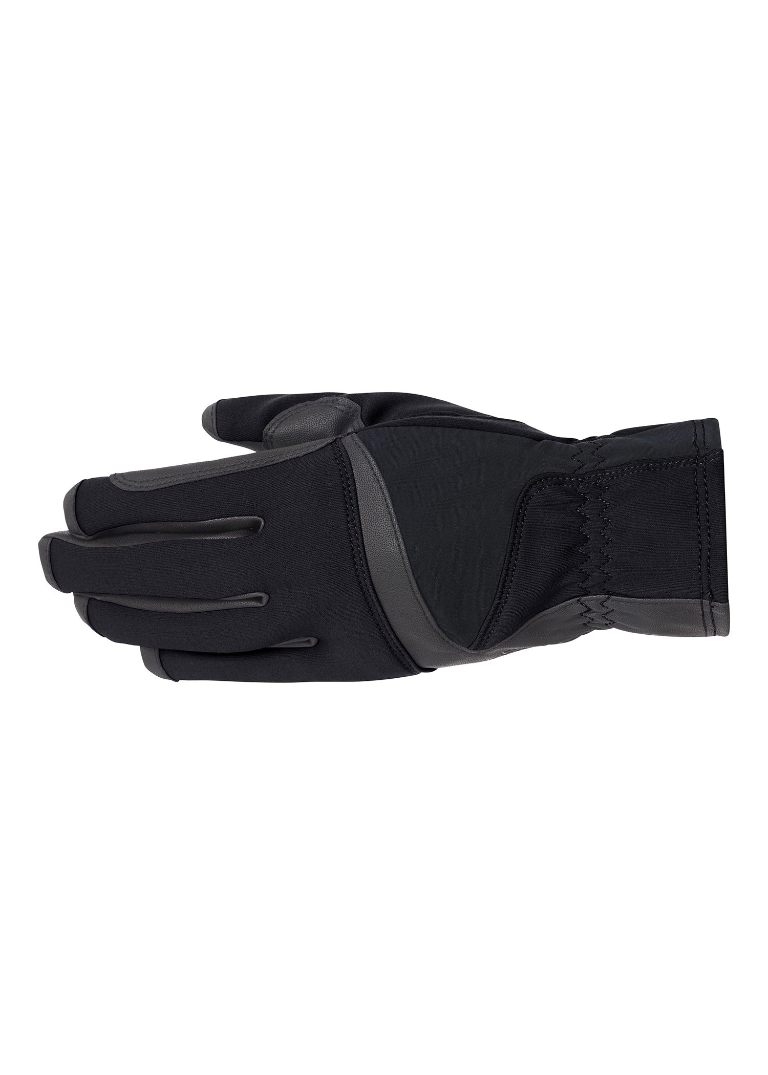 Close-up of the Coolcore® fabric on the Coolcore® Riding Gloves, showing the breathable, wicking material with thermoregulating properties.