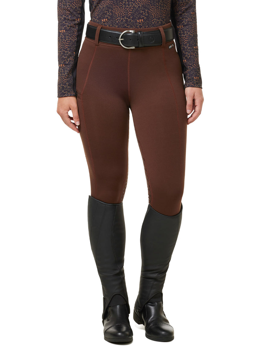 Kerrits Women's Power Stretch II Pocket Full Seat Tight With Polartec   Black