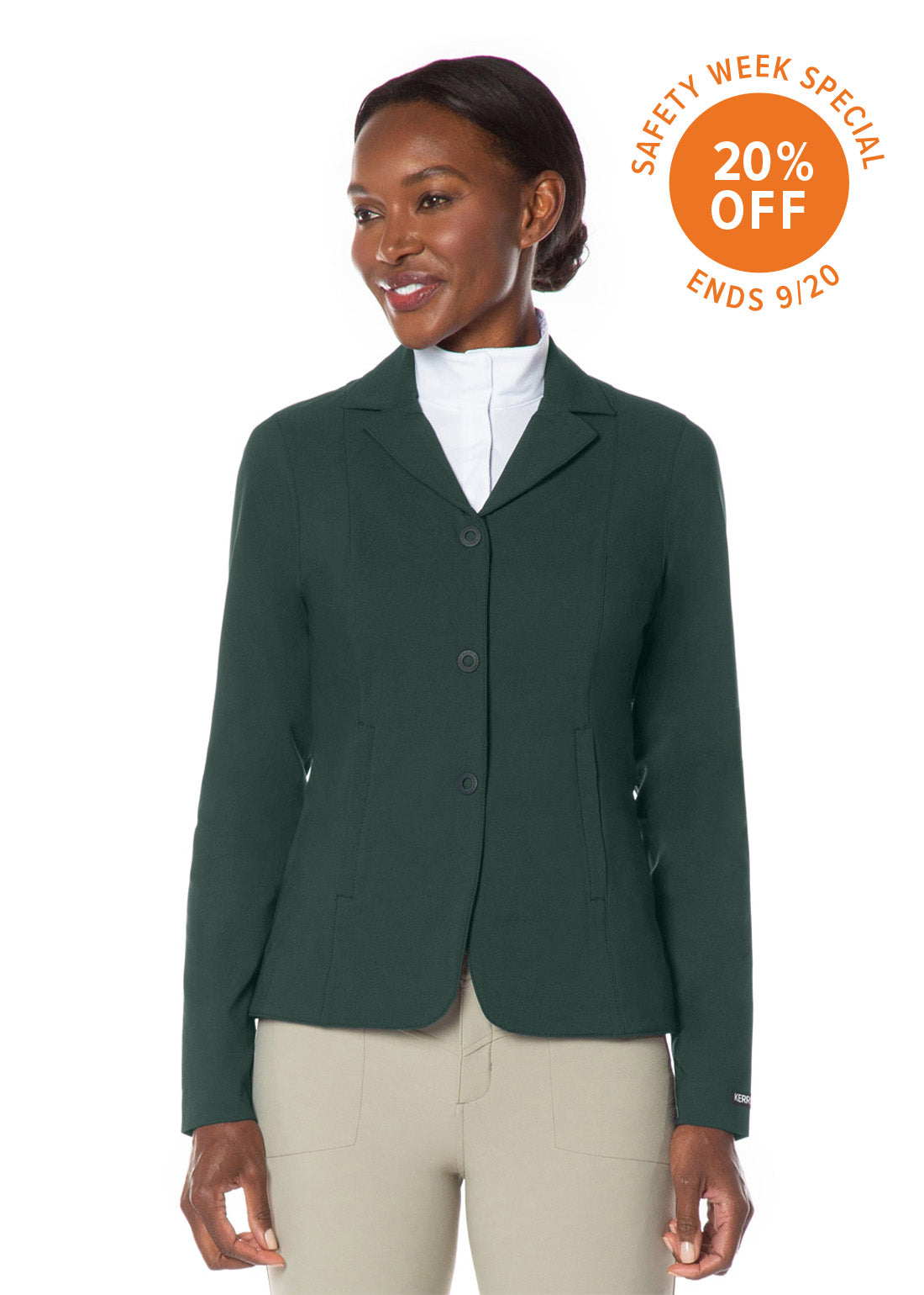Stretch Competitor Show Coat - 3 Snap