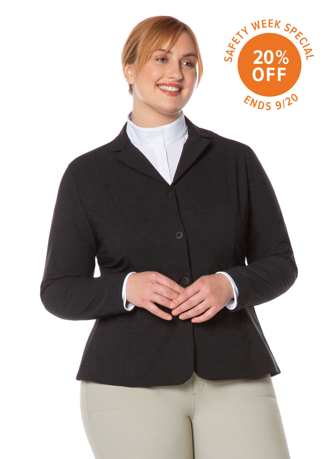 Stretch Competitor Show Coat - 3 Snap