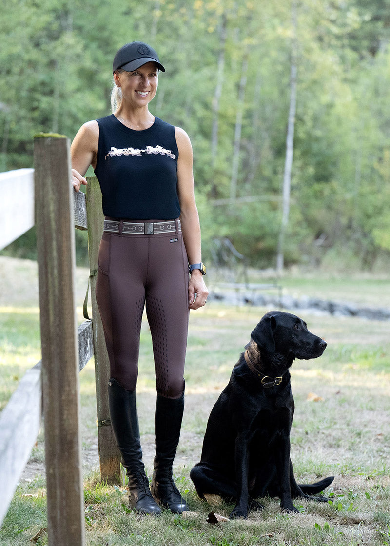 Coolcore® Silicone Full Leg Riding Tech Tight