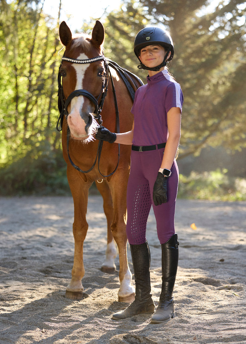 Kids Coolcore® Silicone Full Leg Riding Tech Tight
