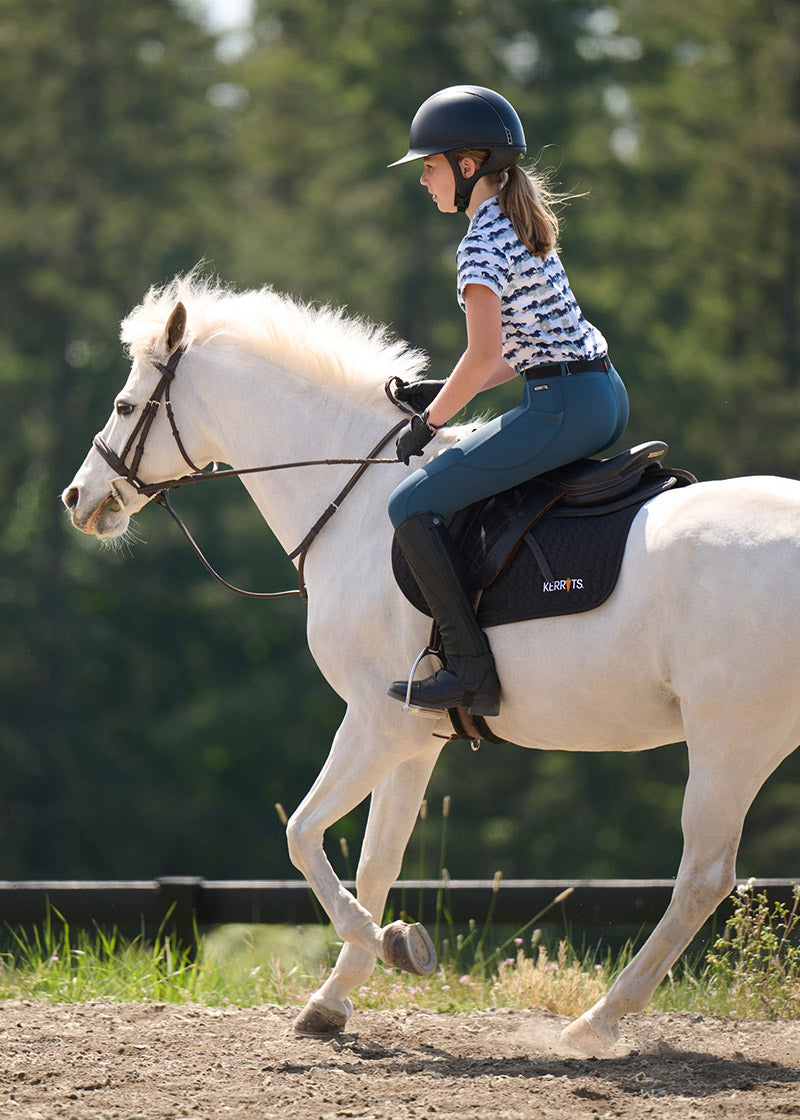 Kids Coolcore® Silicone Full Leg Riding Tech Tight
