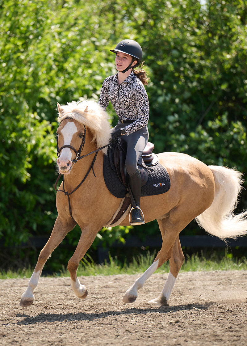 Kids Coolcore® Silicone Full Leg Riding Tech Tight