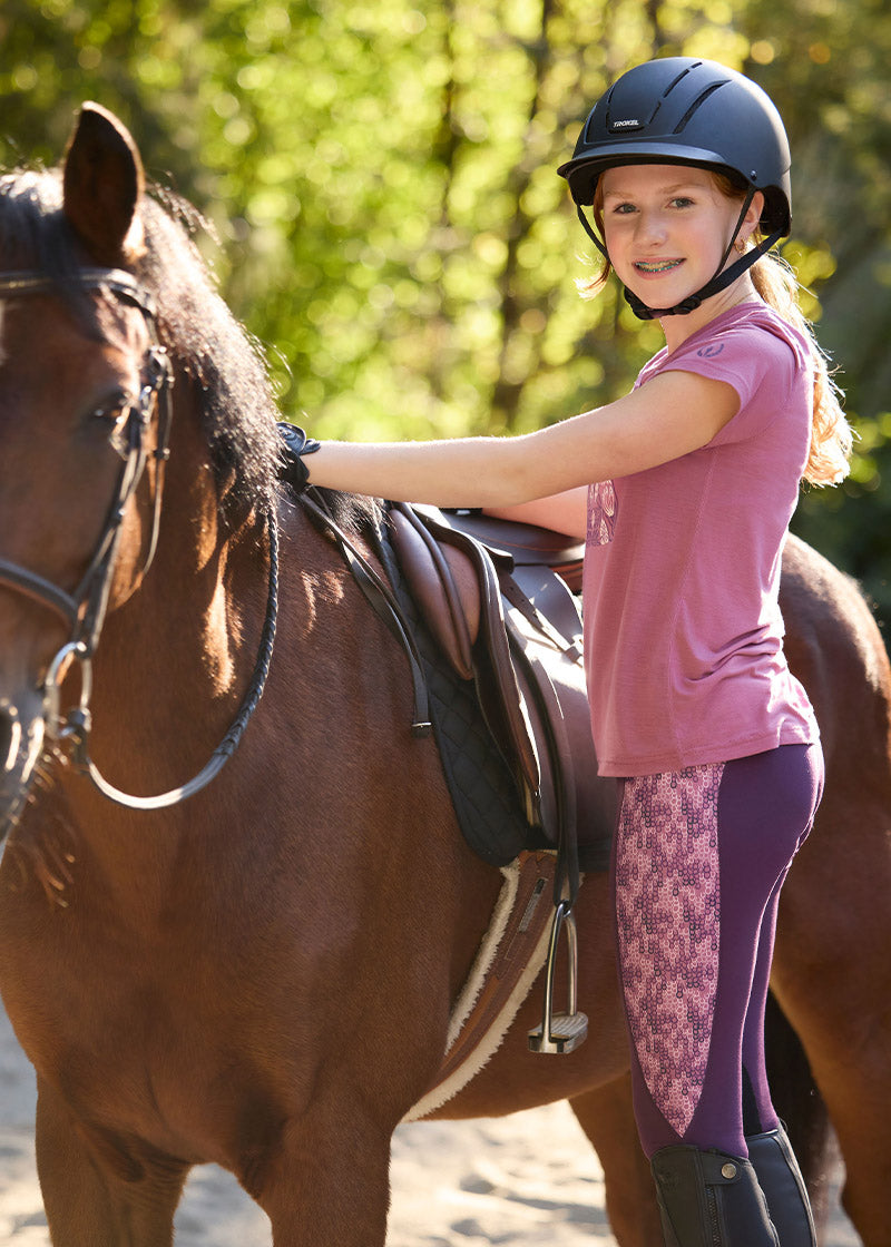 Kids Performance Knee Patch Riding Tight