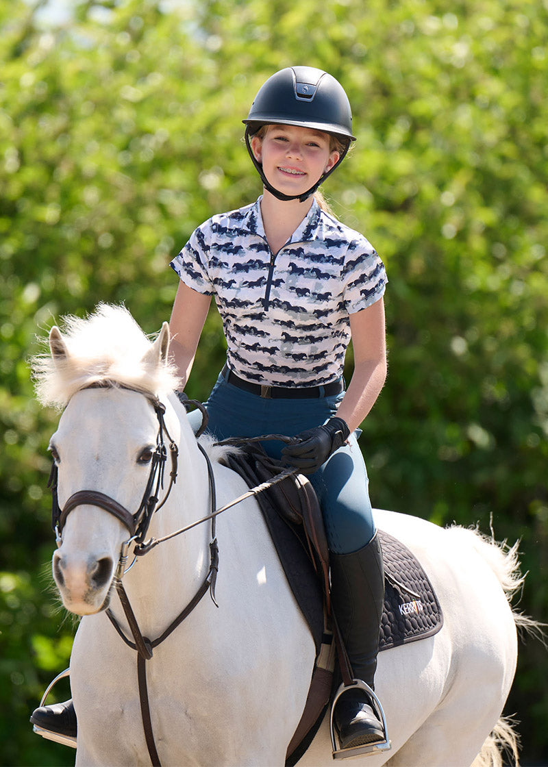 Kids EquiBreeze Ice Fil® Short Sleeve Shirt