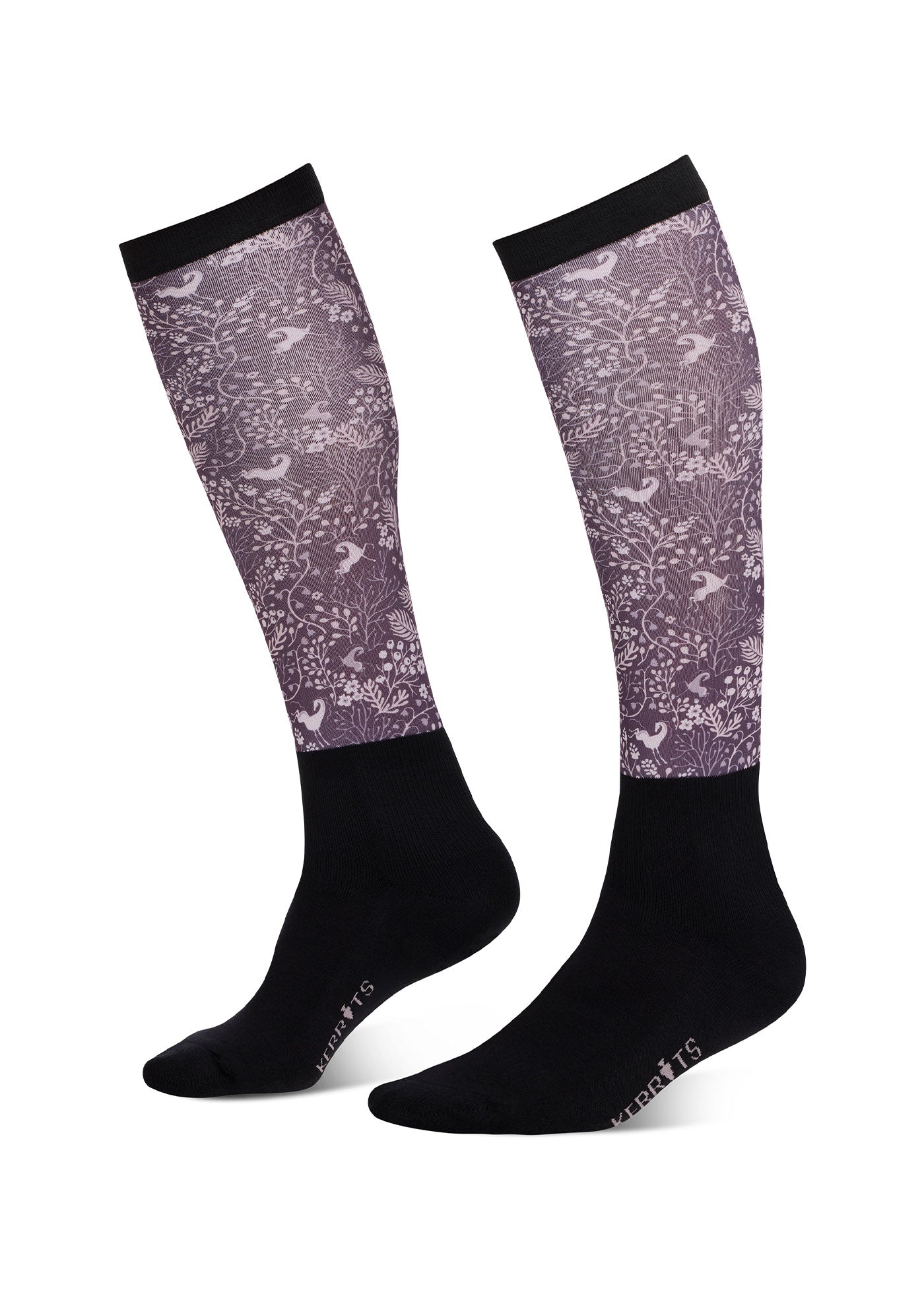Kids Dual Zone Equestrian Boot Socks - Print