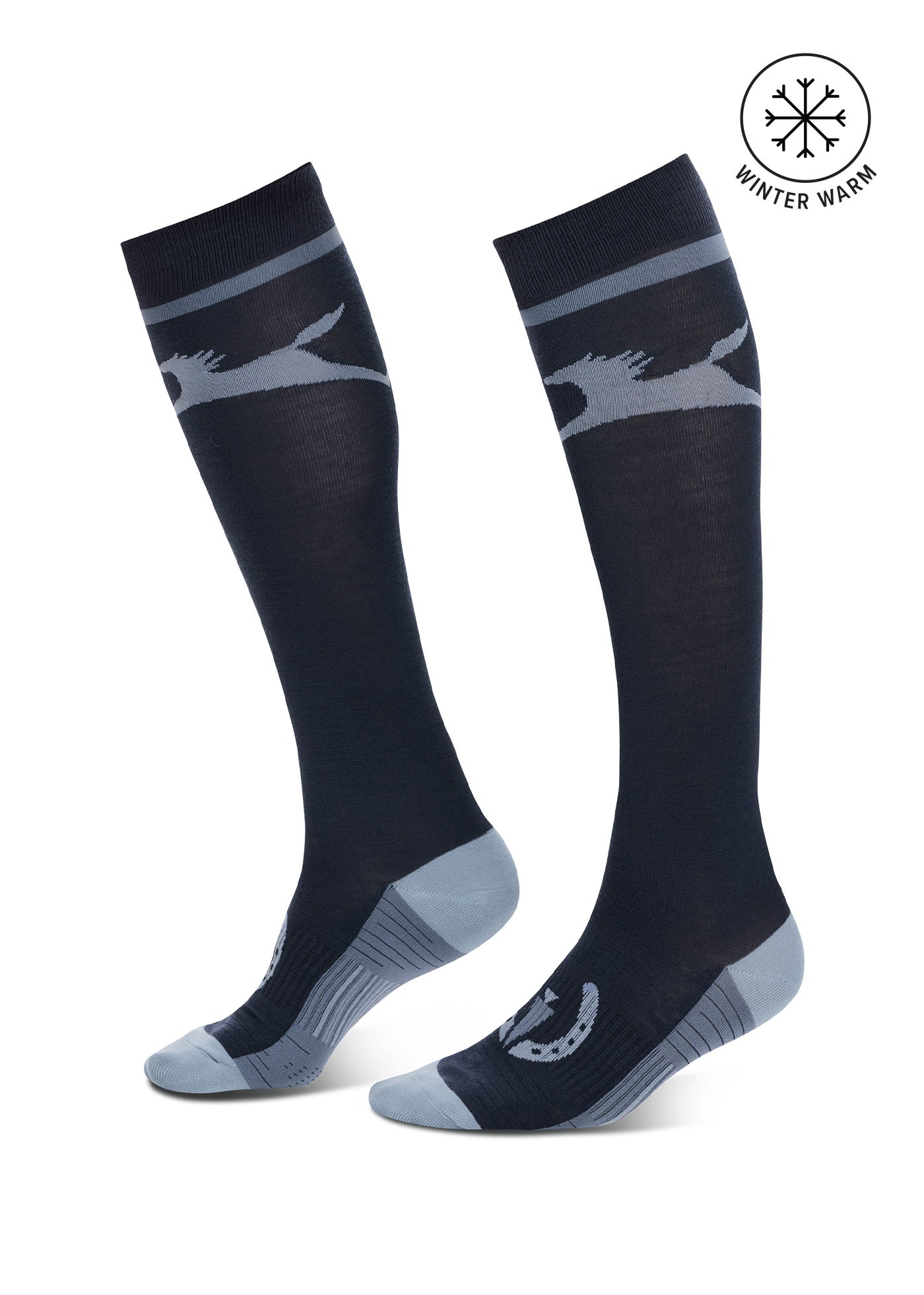 Flying Horse Wool Knee-Hi Riding Socks