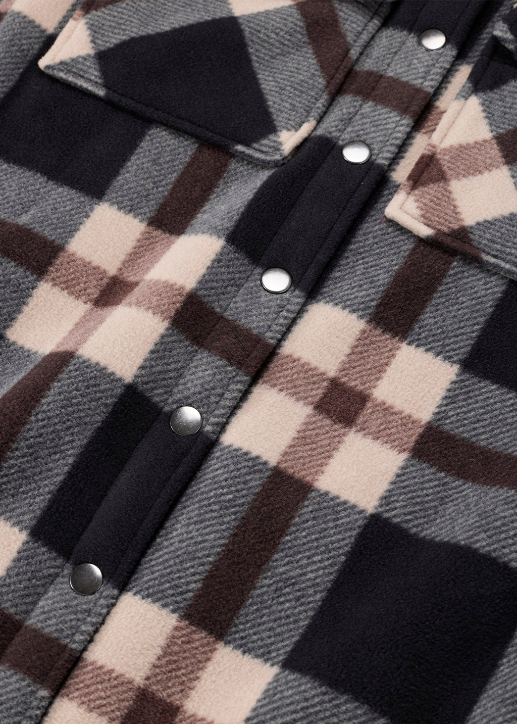 Alpine Fleece Snap Front Barn Shirt