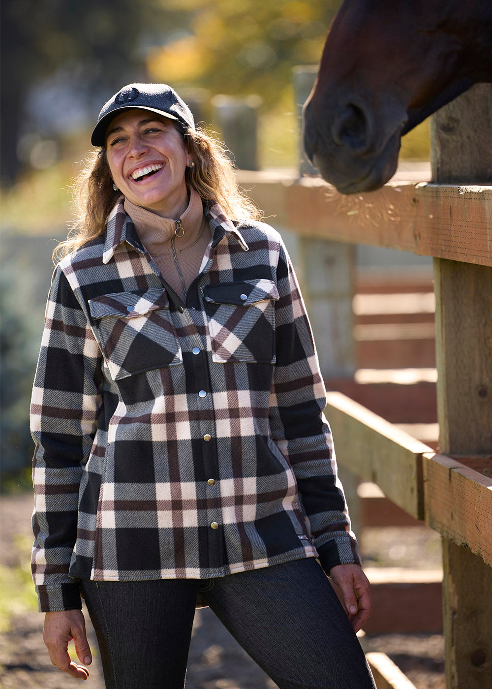 Alpine Fleece Snap Front Barn Shirt