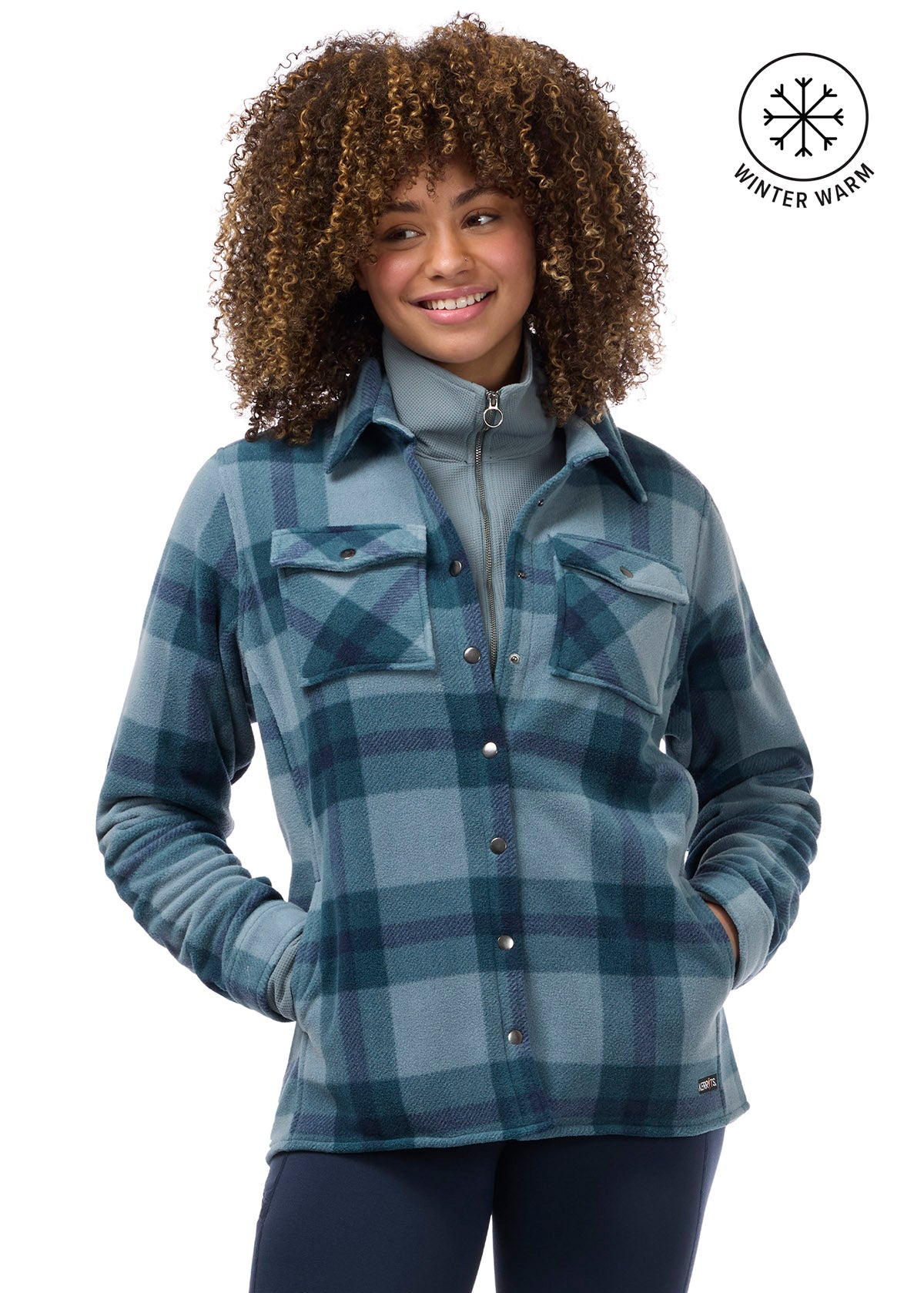 Alpine Fleece Snap Front Barn Shirt