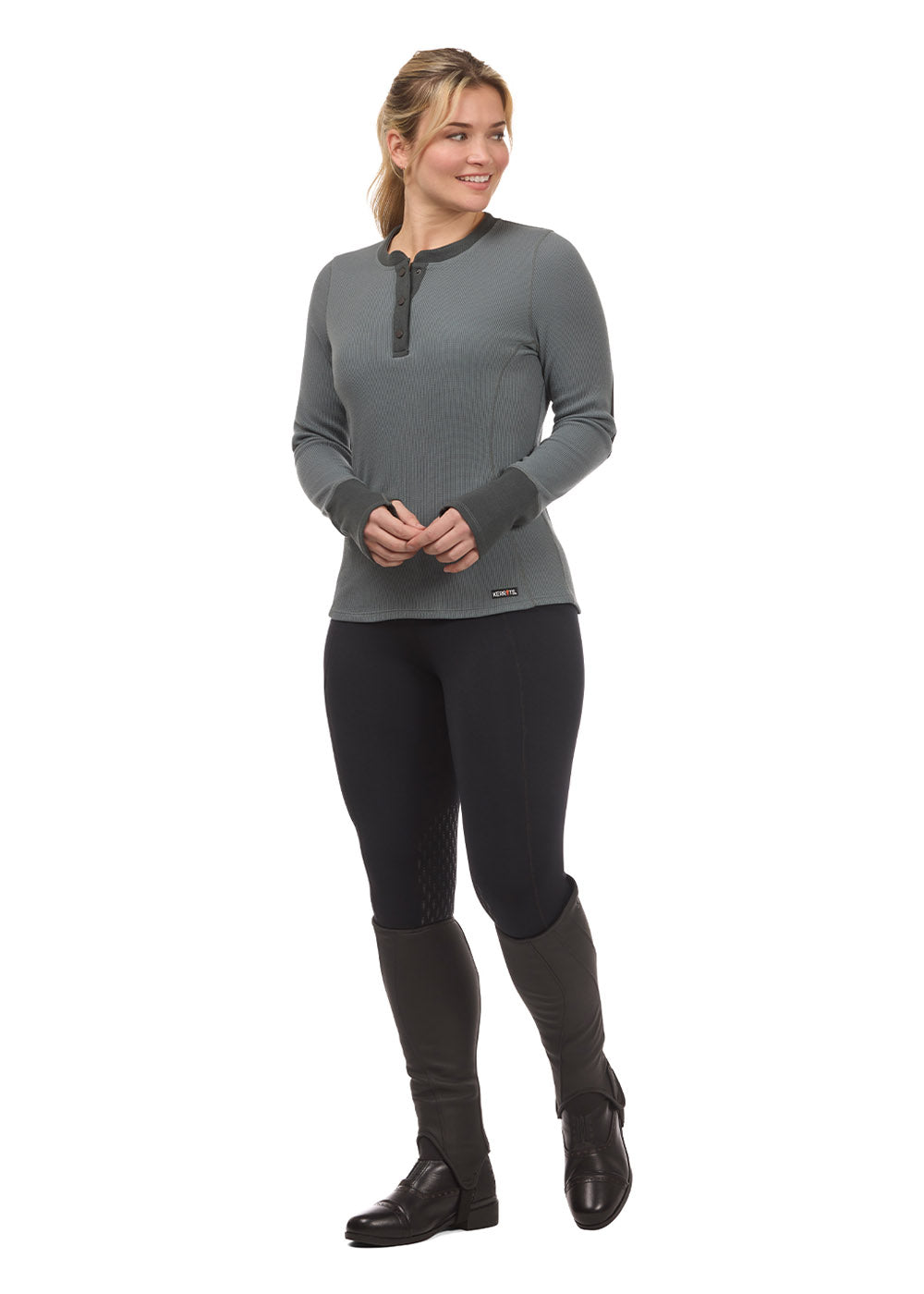 Hot to Trot Thermal Henley