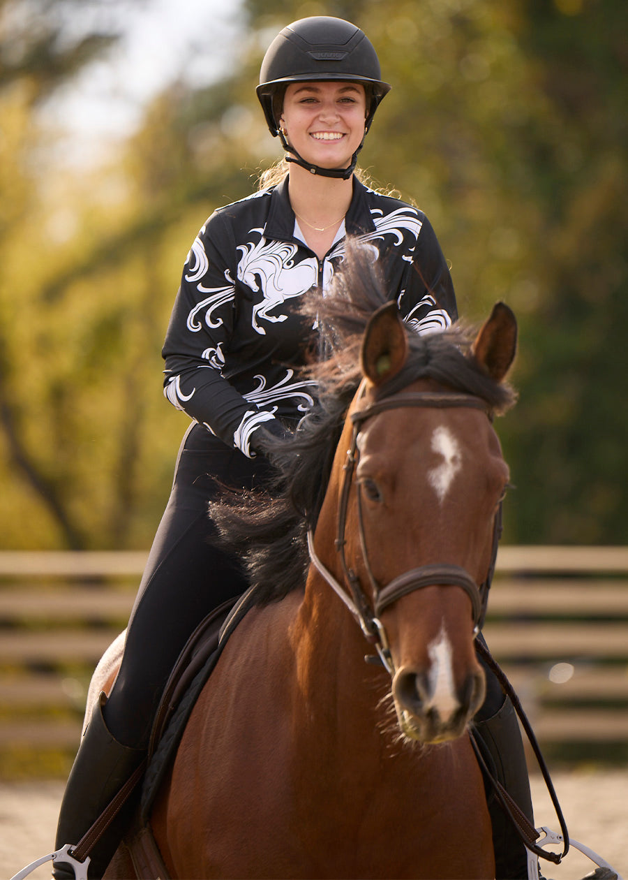 In the Zone Coolcore® Long Sleeve Riding Shirt