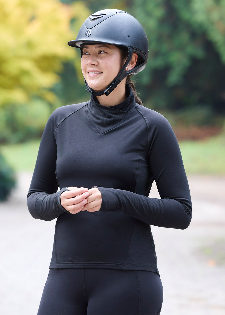 Wrap Neck Tech Top