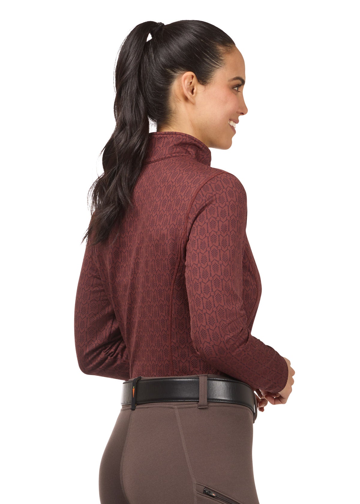 Snaffle Links Fleece Half Zip Riding Top