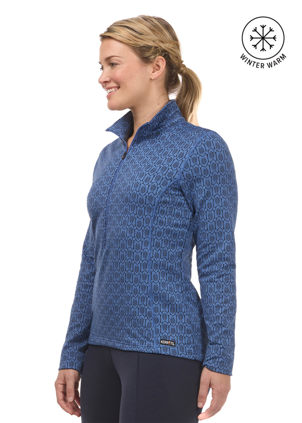 Snaffle Links Fleece Half Zip Riding Top