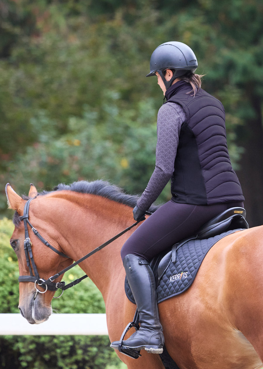 Snaffle Links Fleece Half Zip Riding Top