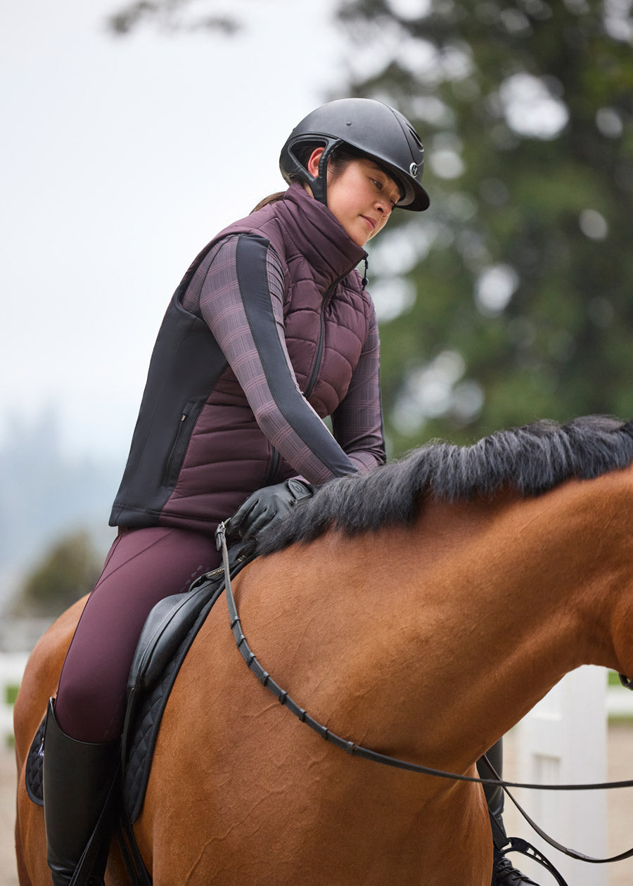 Counter Balance Quilted Riding Vest