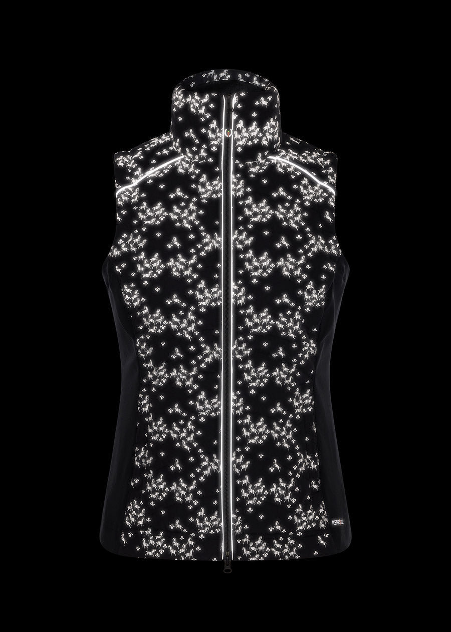 Horse Reflection Quilted Vest - Reflective