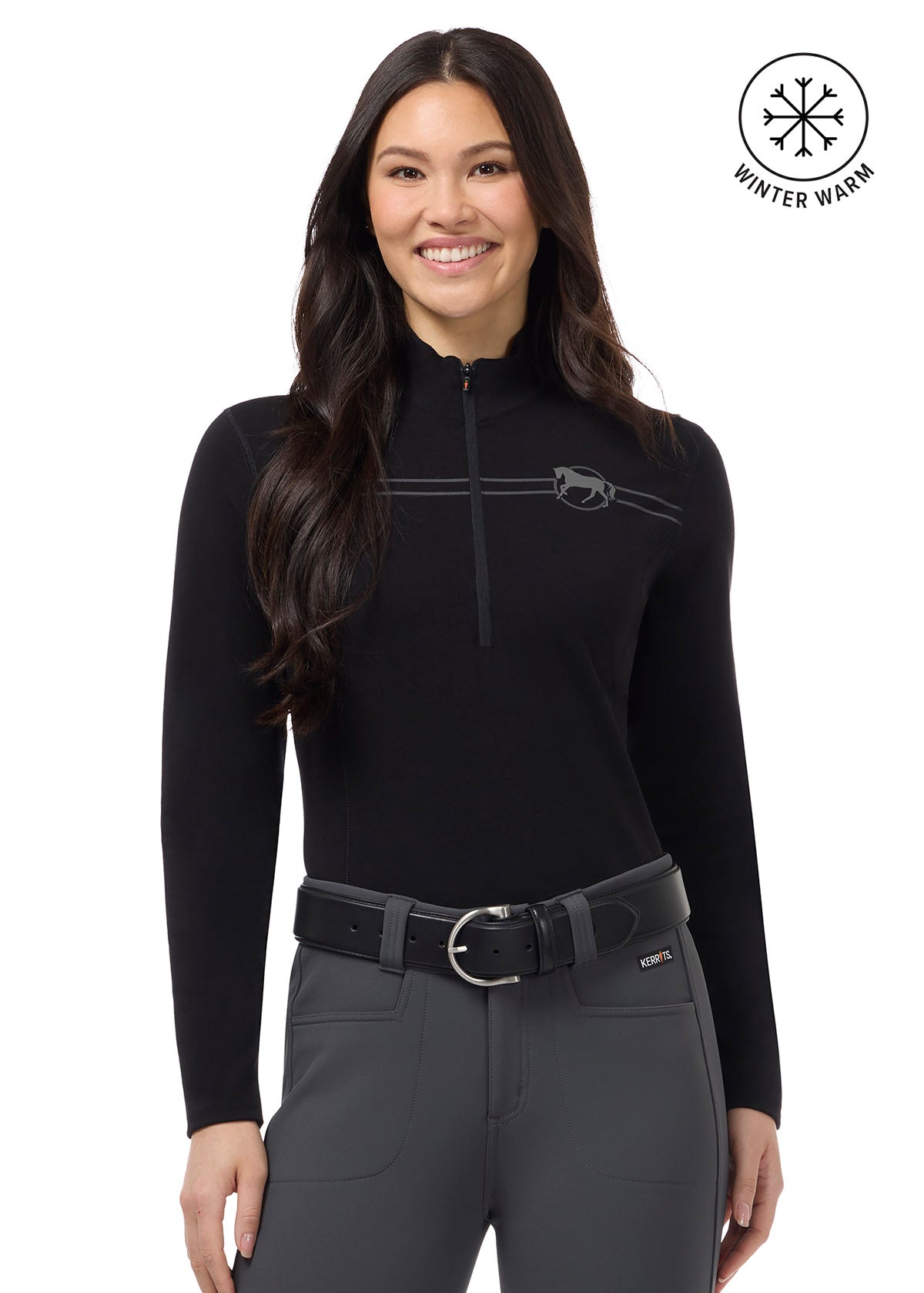 Equi Rhythm Lite Quarter Zip Riding Top