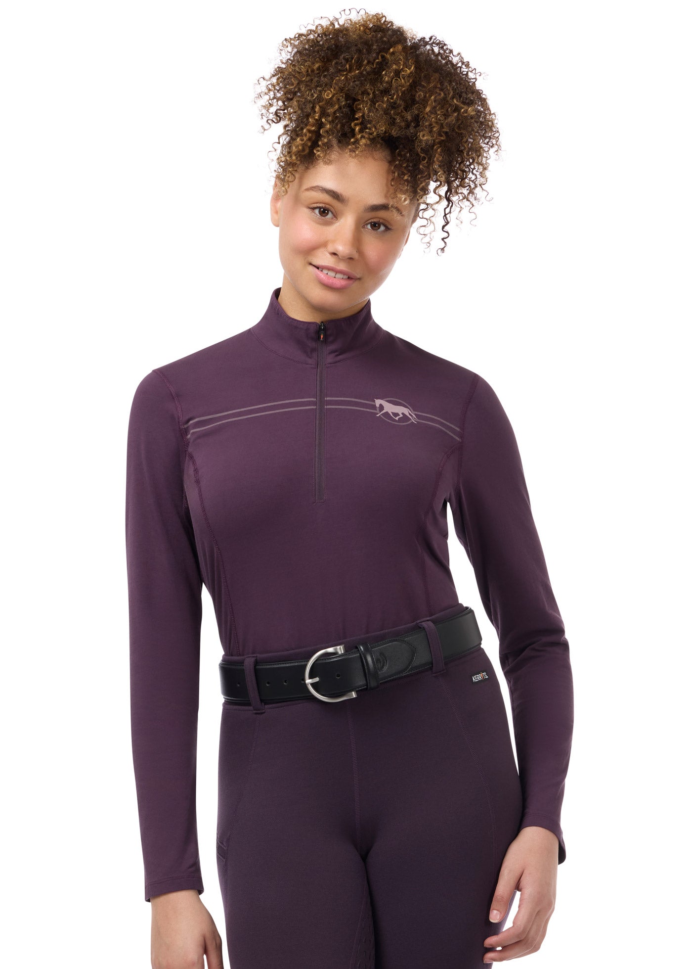Equi Rhythm Lite Quarter Zip Riding Top