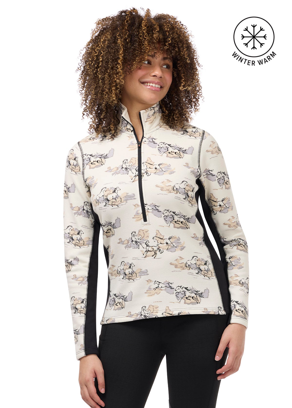 Soft Haven Plush Fleece Half Zip Top