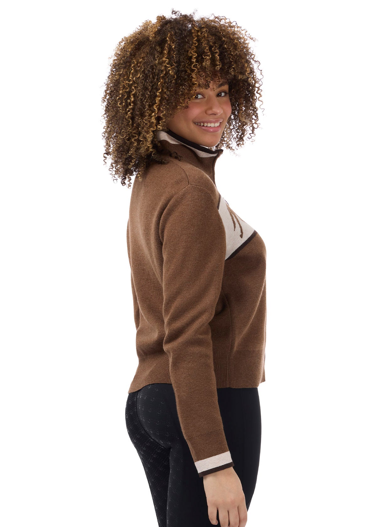 Reflections Horse Full Zip Sweater
