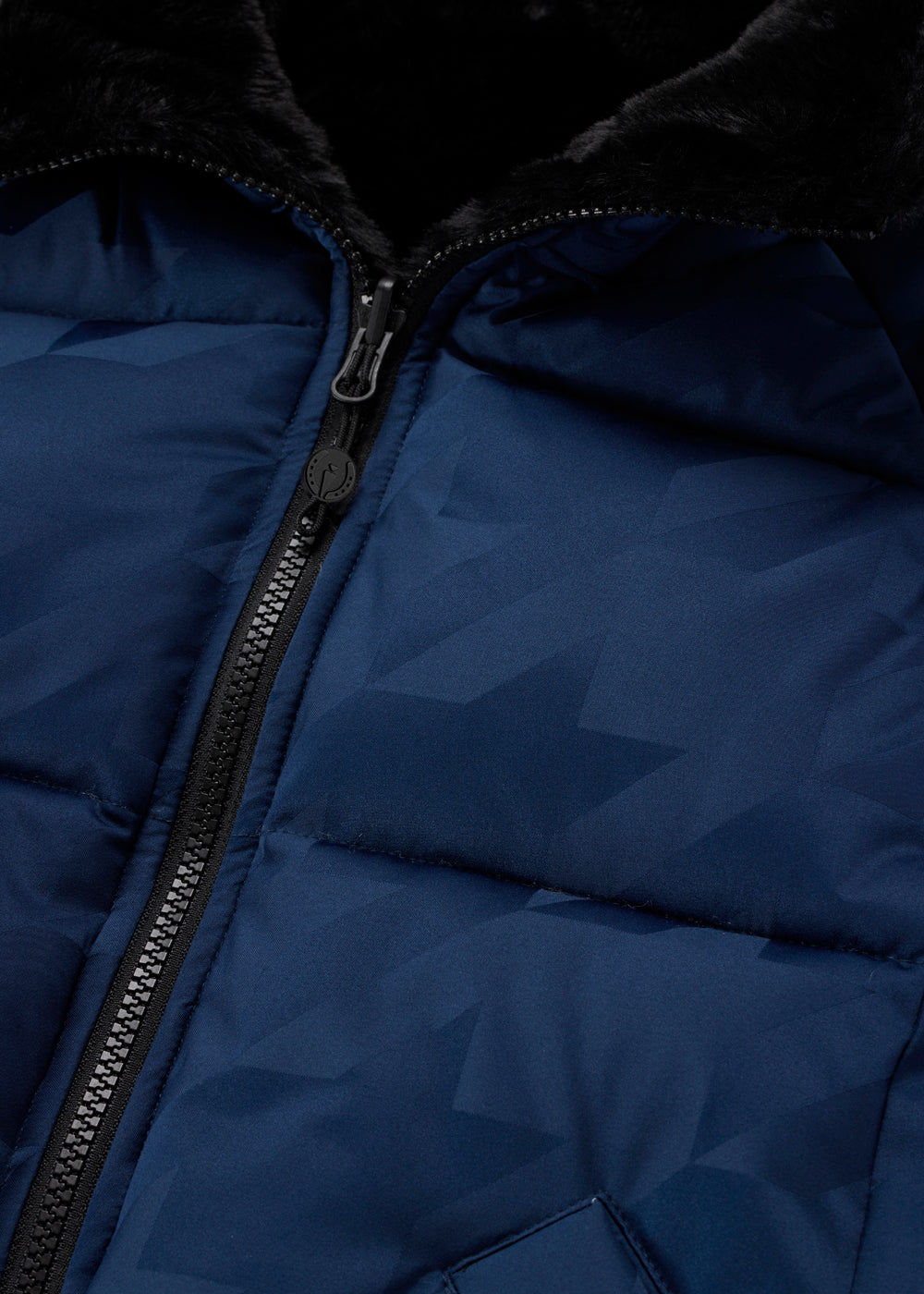 Skyline Houndstooth Reversible Puffer Vest
