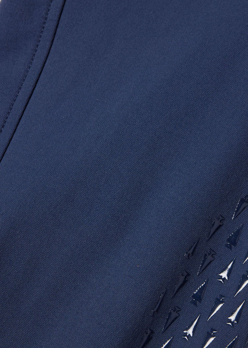 Detailed view of the Kerrits K-Flex™ Knee Patch Breech’s breathable, durable stretch fabric for all-day comfort.