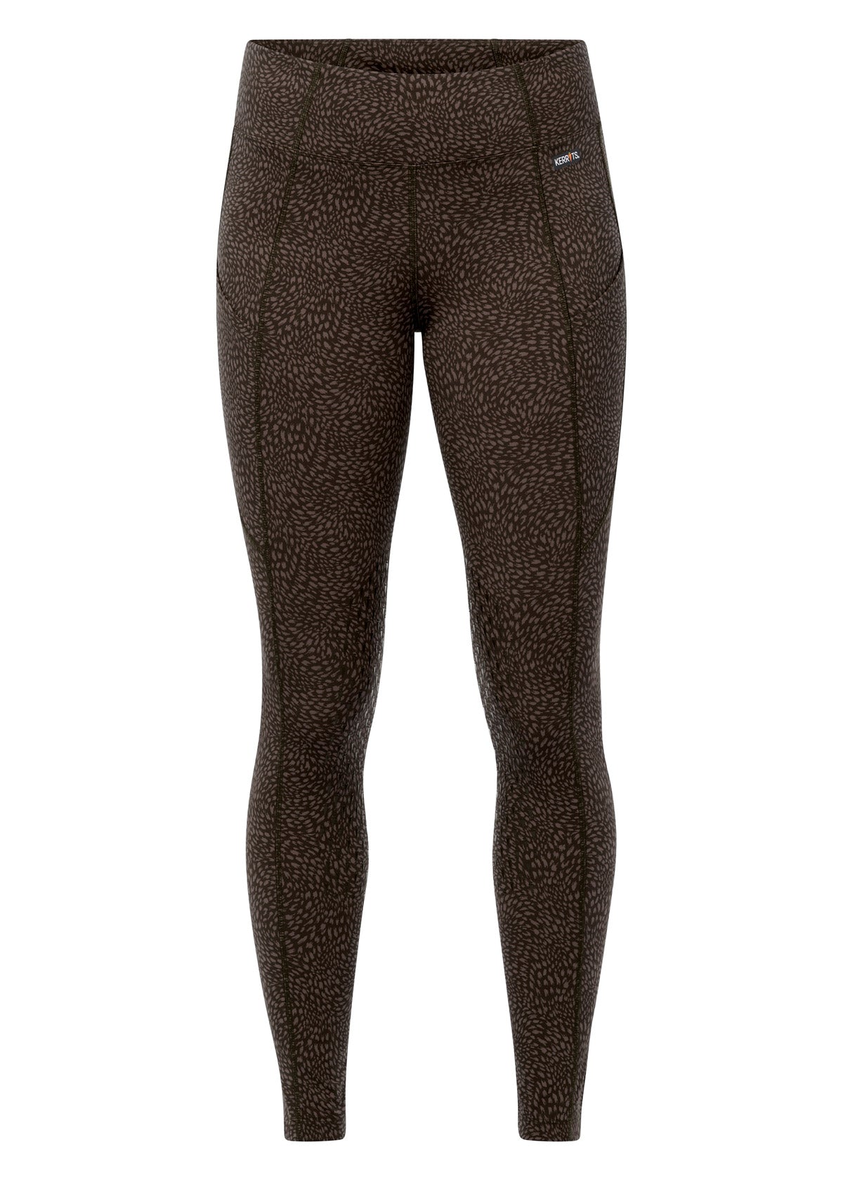 Printed Knee Patch Pocket Sport Tight