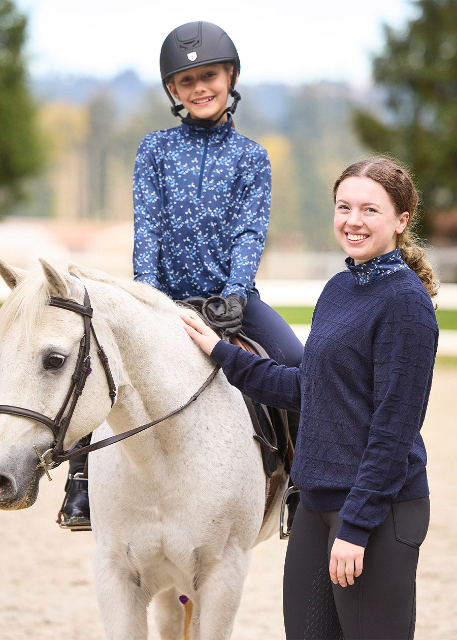 Kids In the Zone Coolcore® Long Sleeve Riding Shirt