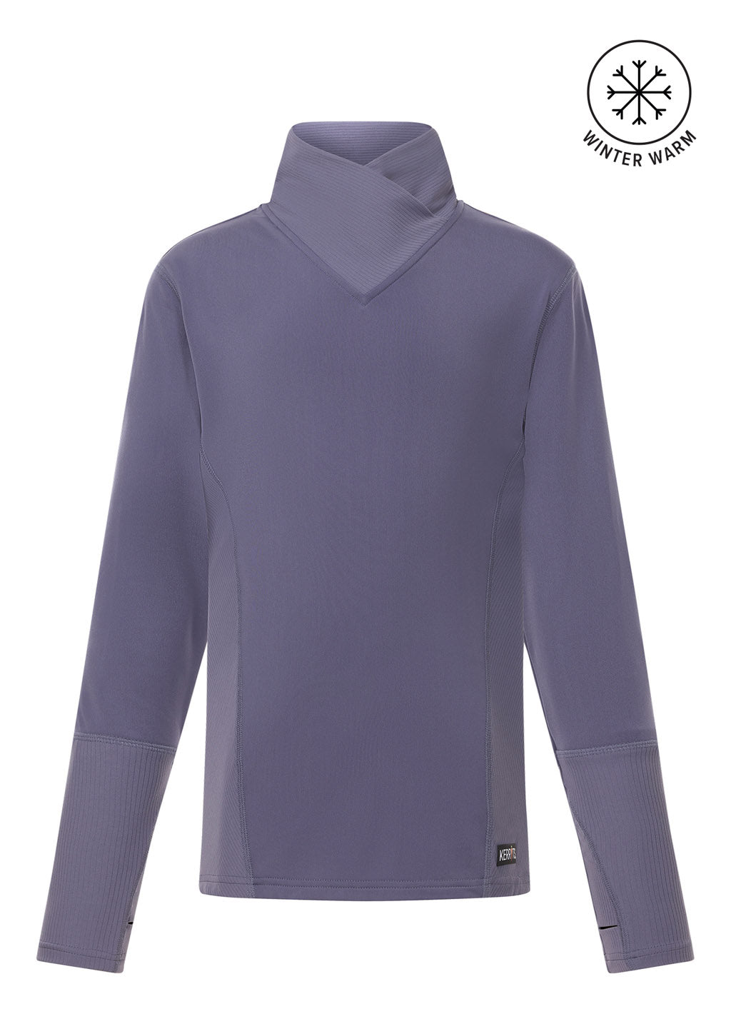 Kids Wrap Neck Tech Top