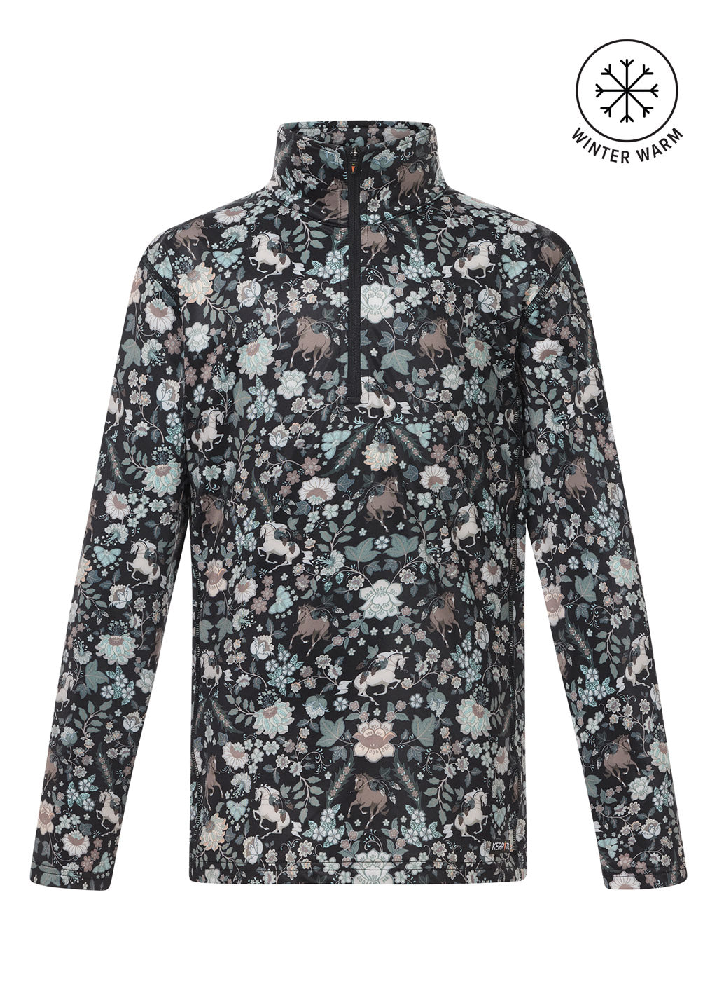 Kids First Level Quarter Zip Stretch Fleece Tech Top