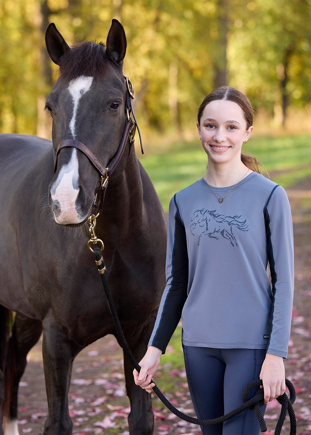 Kids Giddy Up Base Layer Top