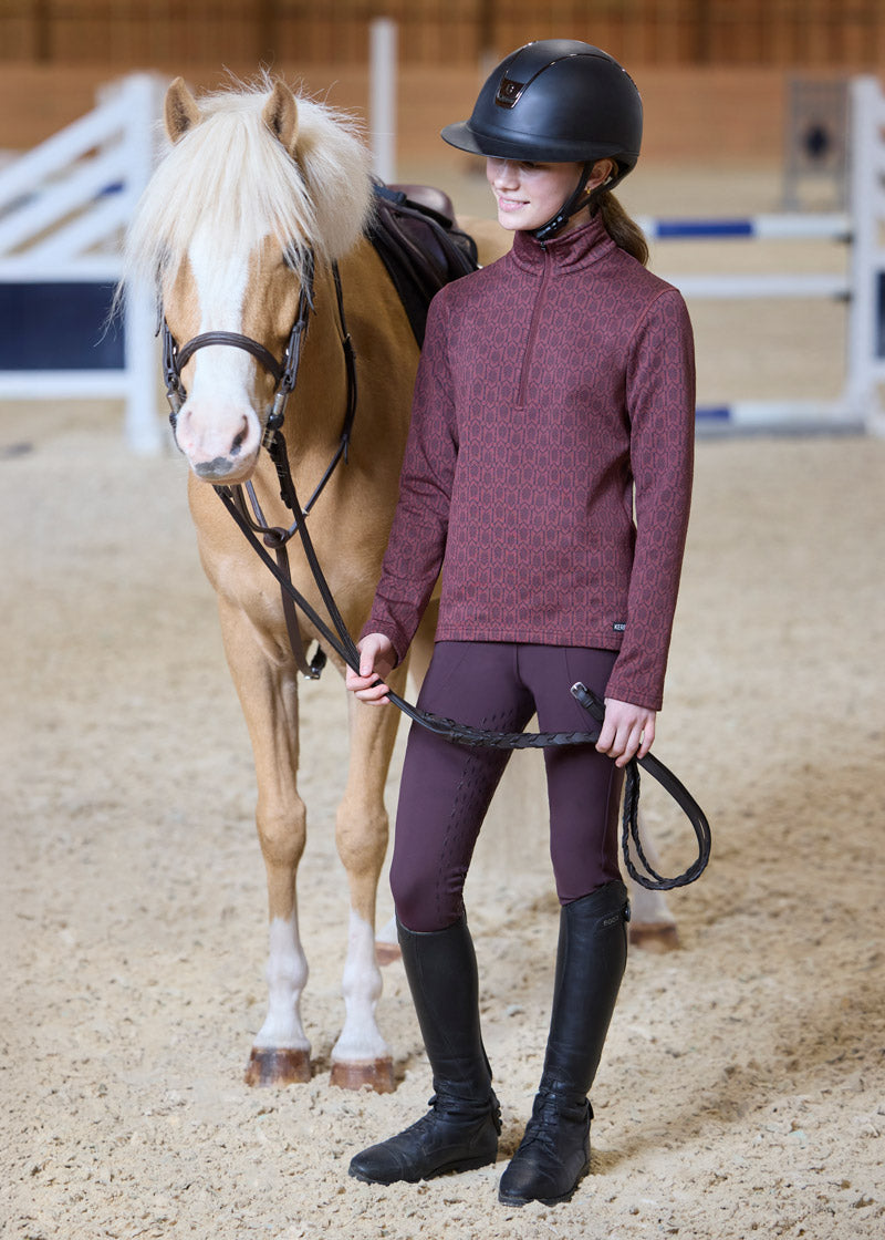 Kids Fusion Fleece Lined Full Leg Clinic Tight