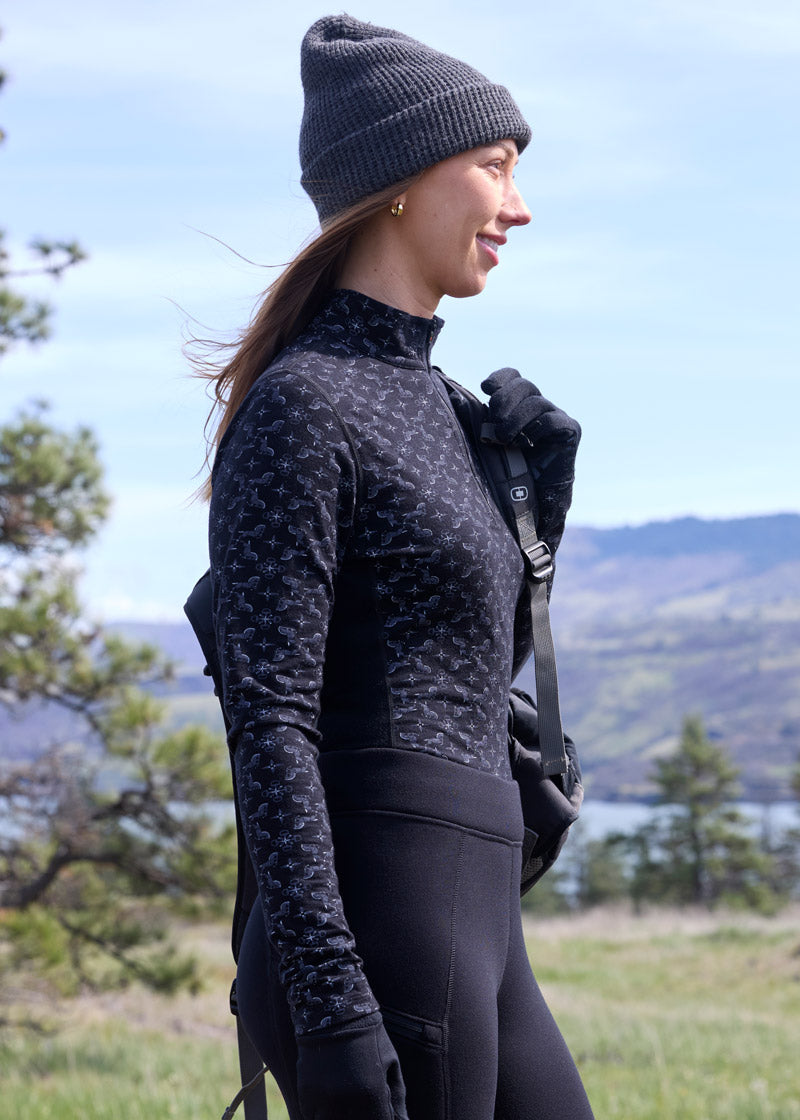 Stable Temp Merino Wool Quarter Zip Top