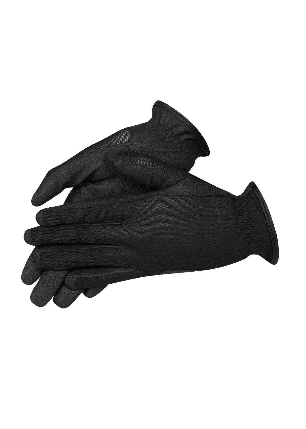 Flat lay of the glove, front side up, showcasing the mesh back and GripTek™ palm