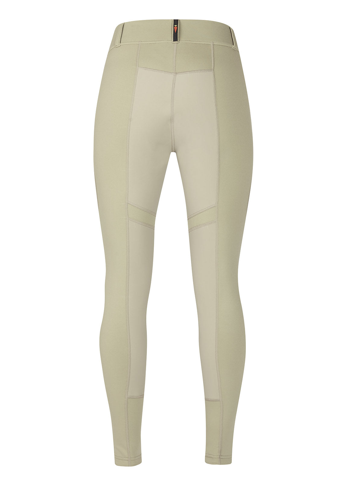 Flat lay of the Kerrits Flex 3.0 Full Seat Tight in Tan, showing the back profile and full seat panel.