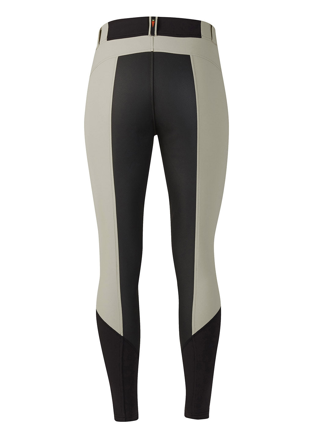 Flat lay of the Kerrits GripTek™ II Full Seat Breech, showing the back profile with clean lines and contrasting full seat grip.
