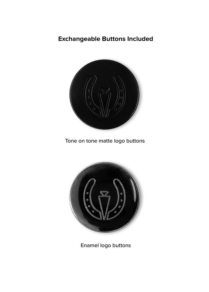Image of exchangeable buttons included