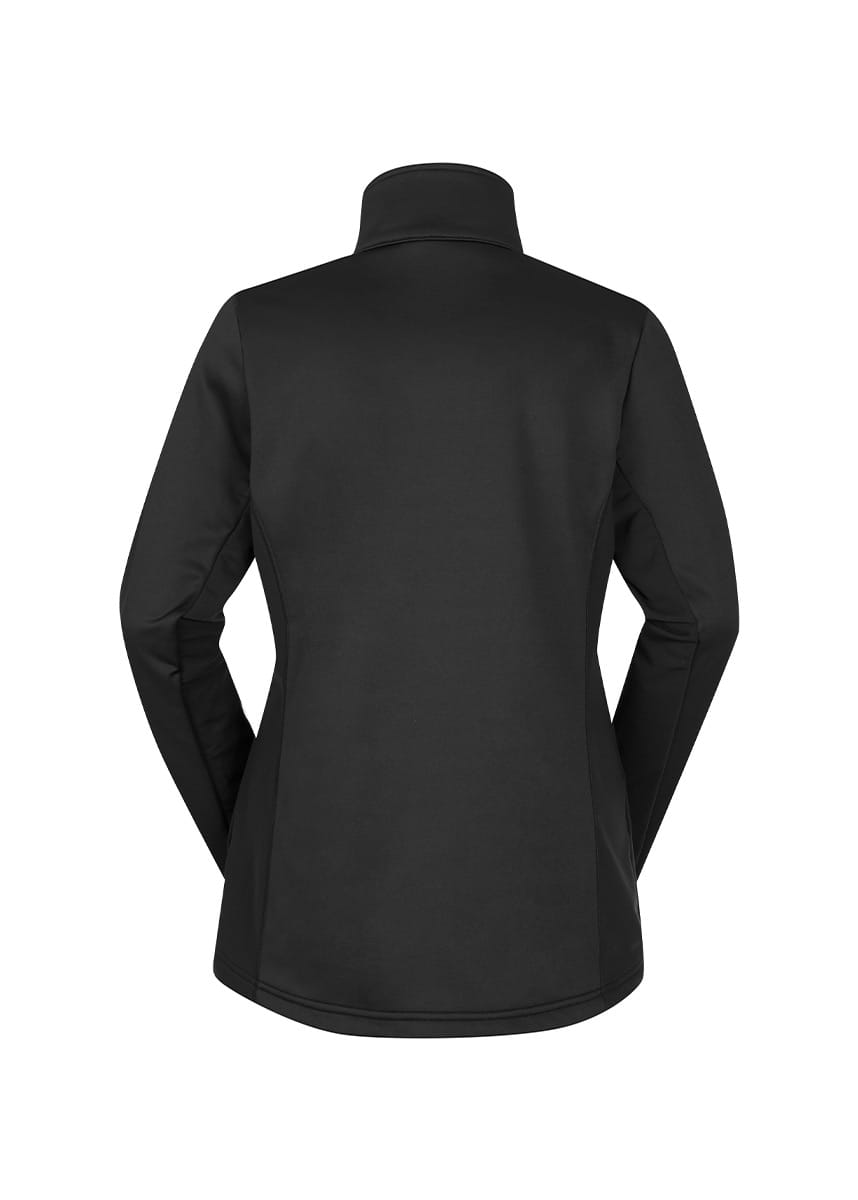Back view flat lay highlighting the equestrian cut hem, designed to be shorter in the front and longer in the back