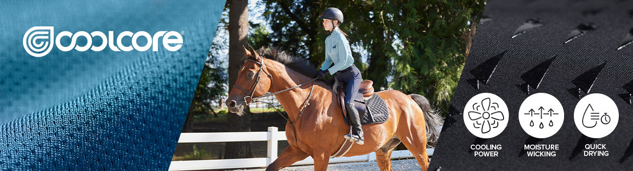 Kids Coolcore® Riding Tops and Tights