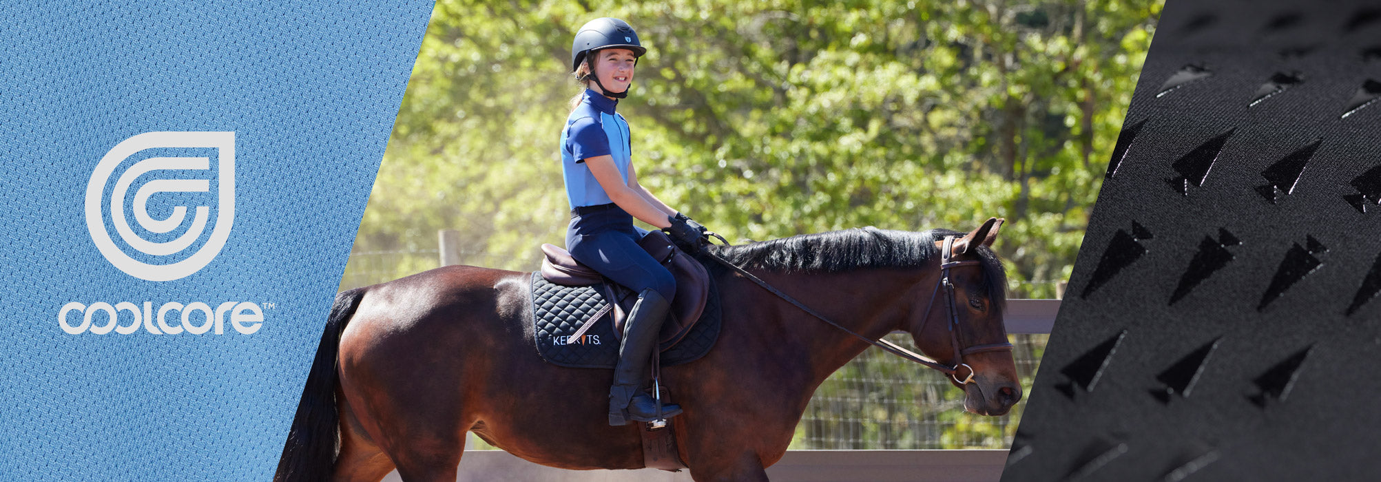 Kids Coolcore® Riding Tops and Tights