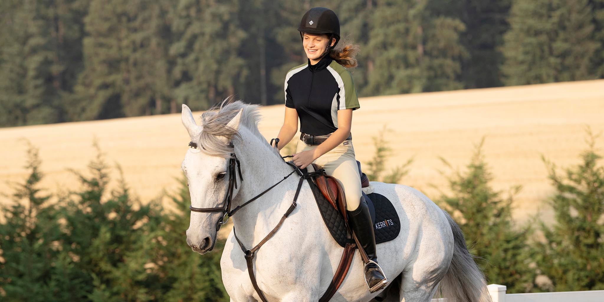 Short Sleeve Riding Tops