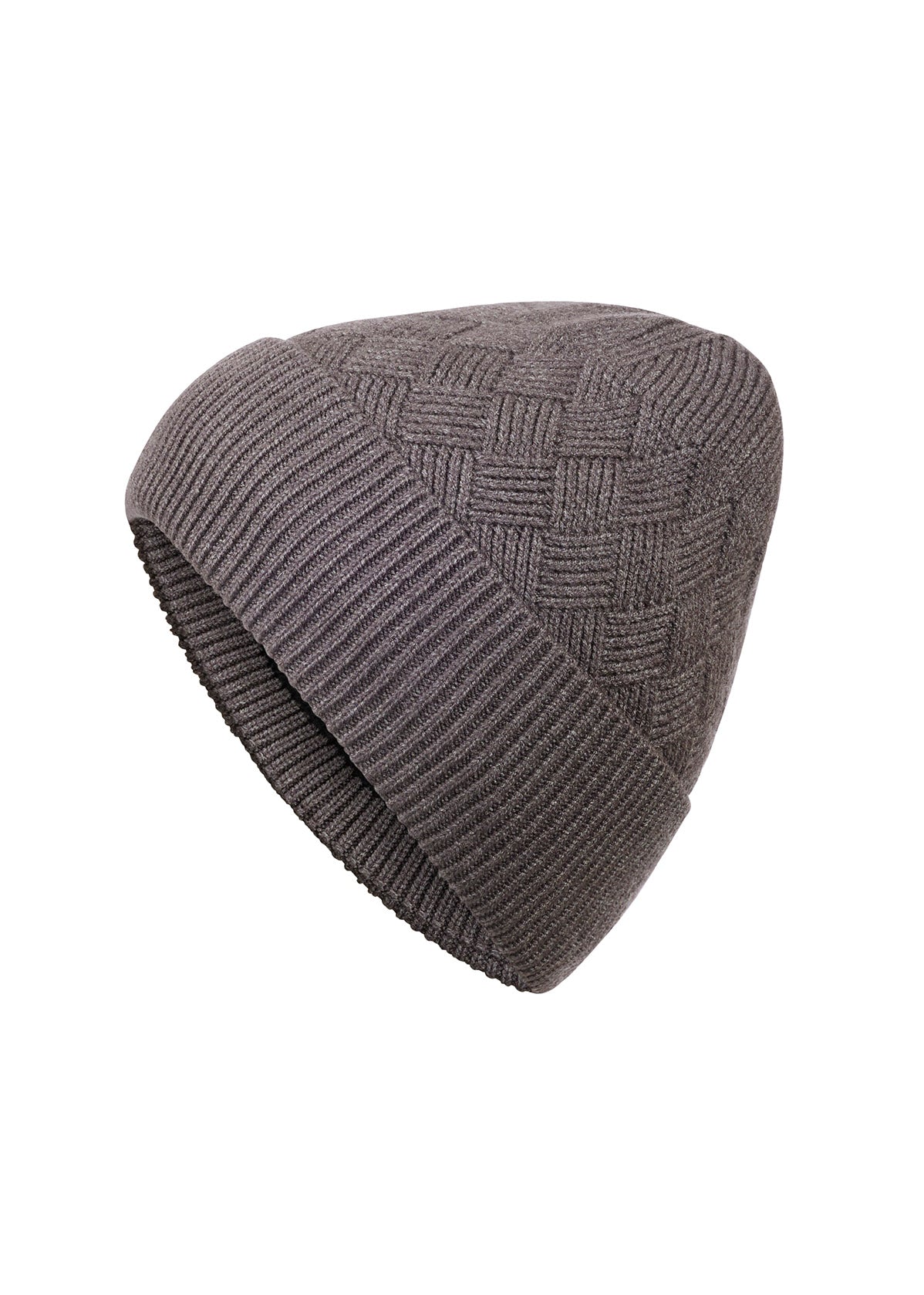 PEPPERCORN HEATHER::variant::Mane Tame Knit Hat