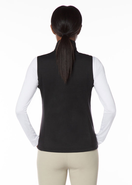 Black::variant::Softshell Riding Vest