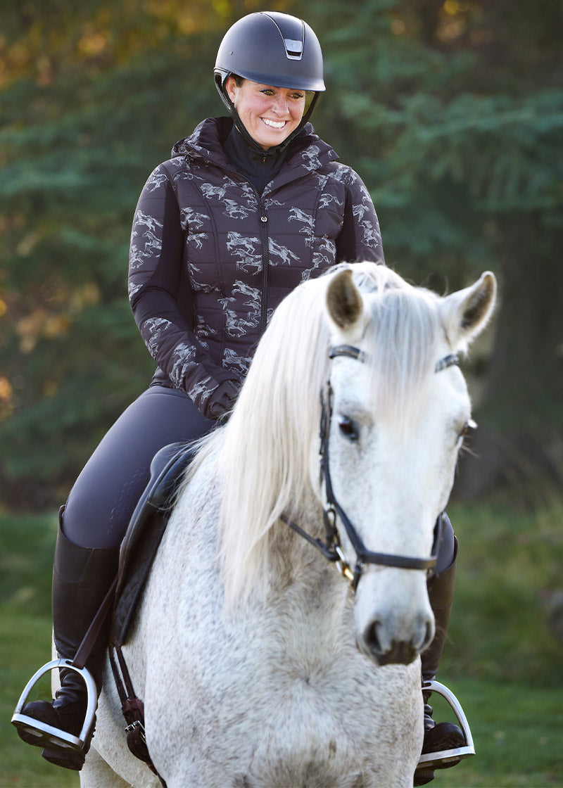 Light and Lofty Quilted Riding Jacket - Print – Kerrits Equestrian Apparel