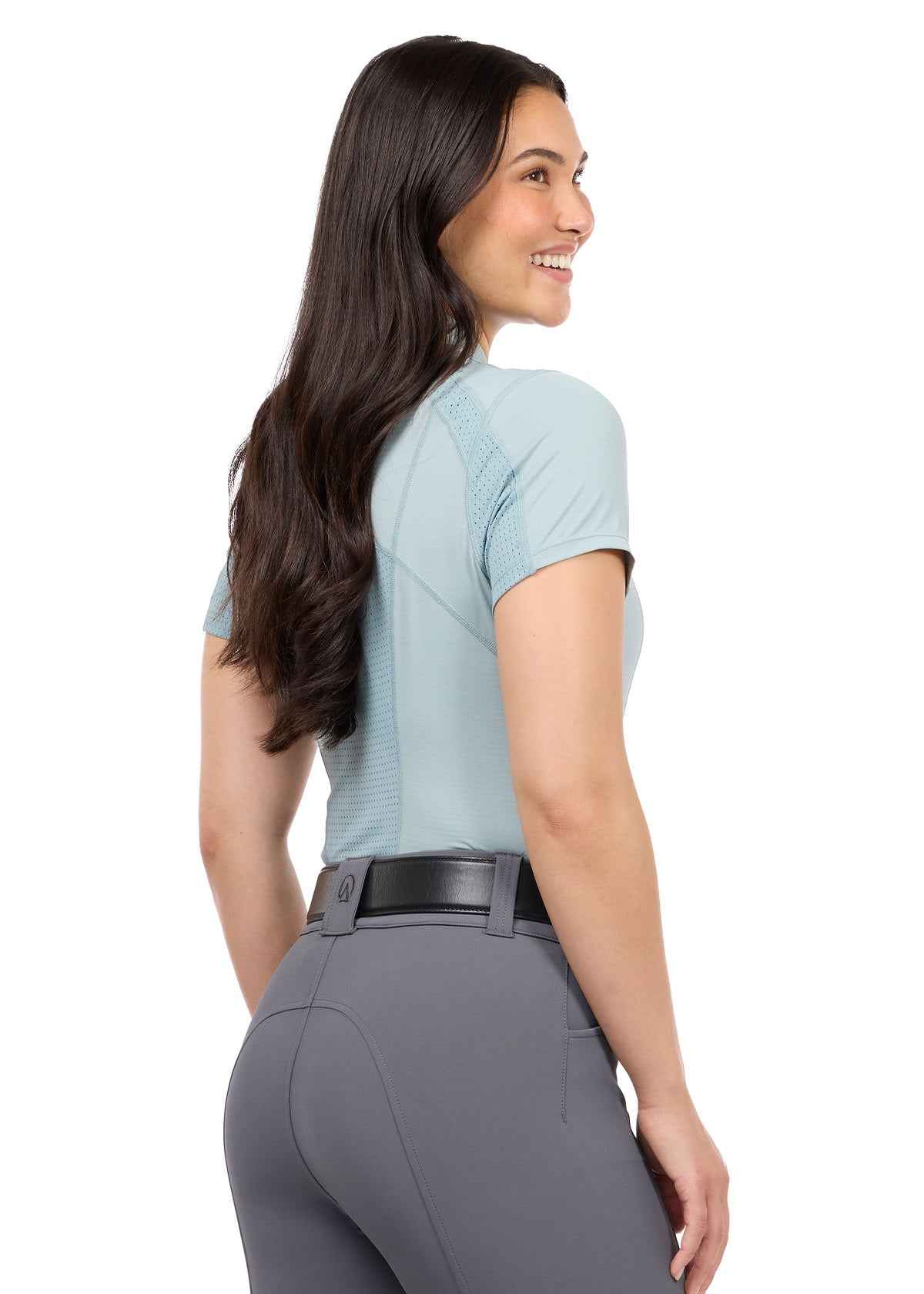 Precision Short Sleeve Quarter Zip Tech Top